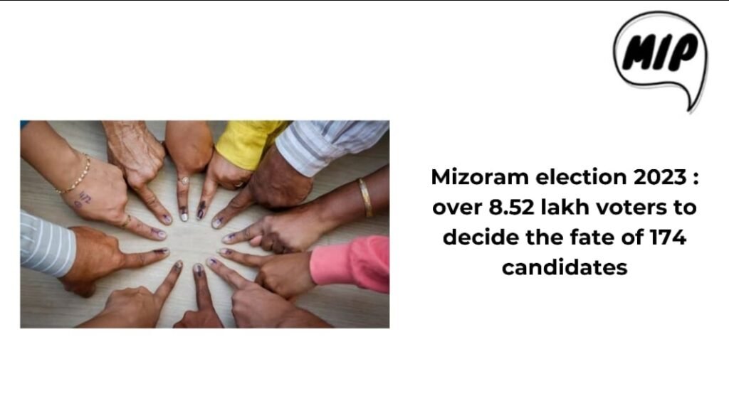 Mizoram Election 2023: Over 8.52 Lakh Voters to Decide Fate of 174 Candidates