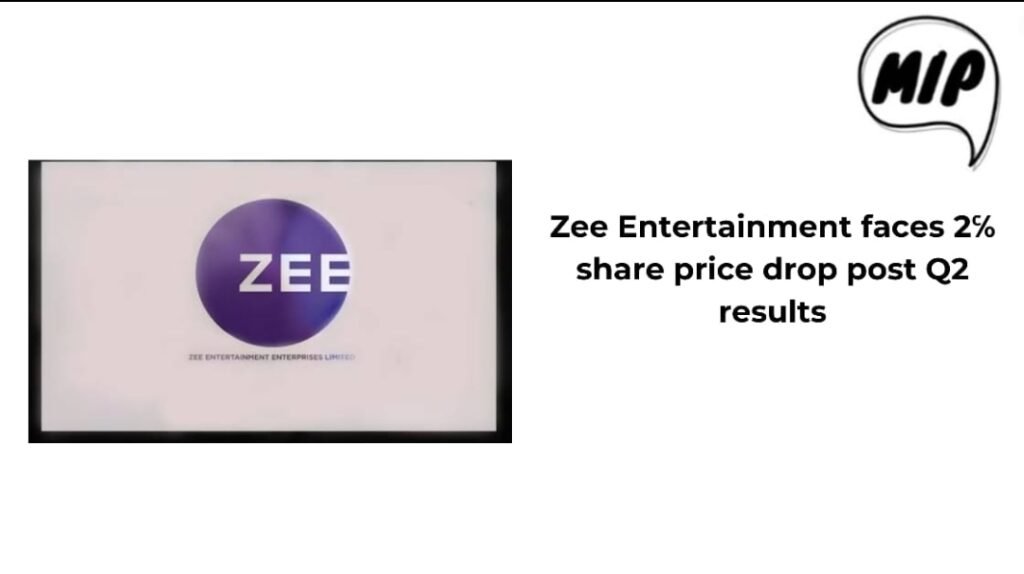 Zee Entertainment Faces 2% Share Price Drop Post Q2 Results; Brokerages Offer Divergent Views